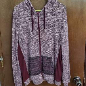 Curve Revolution 2X Knit Zip Hoodie with Pockets